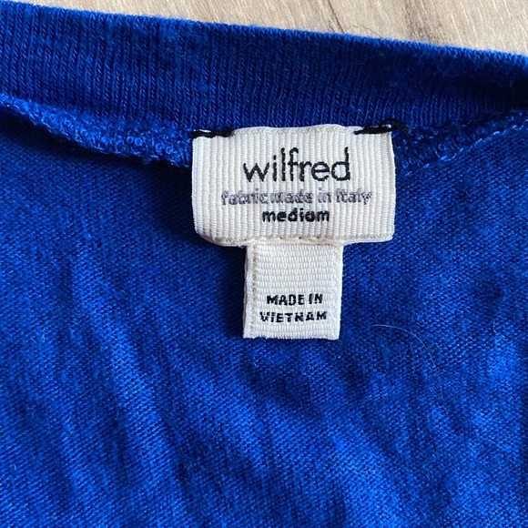 Wilfred royal blue long sleeve top - Picture 3 of 4